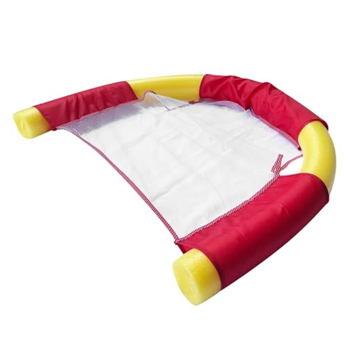 Schwimmender Pool-Nudelstuhl aus Netzstoff – Sling Mesh Stuhl zum Schwimmen | Pool Nudelsitz | Schwimmender Nudelstuhl für Wasser | Mesh U-Seat Flexible Portable Swimming Pool Float, Schwimmhilfe von Lumiscent