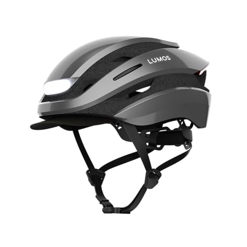 Lumos Ultra Smart-Helm Plus | Fahrradhelm | Vorder- und Rücklicht (LED) | Blinker | Bremslichter | Bluetooth-Verbindung | Erwachsene: Herren, Damen (Ash Grey, Größe: M-L) Lumos Ultra Smart-Helm Plus | Fahrradhelm | Vorder- und Rücklicht (LED) | Blinker | Bremslichter | Bluetooth-Verbindung | Erwachsene: Herren, Damen (Ash Grey, Größe: M-L) von Lumos