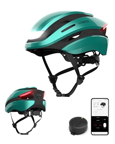 Lumos Ultra Smart-Helm | Fahrradhelm | Vorder- und Rücklicht (LED) | Blinker | Bremslichter | Bluetooth-Verbindung | Erwachsene: Herren, Damen (Aquamarine, Größe: M-L) Lumos Ultra Smart-Helm | Fahrradhelm | Vorder- und Rücklicht (LED) | Blinker | Bremslichter | Bluetooth-Verbindung | Erwachsene: Herren, Damen (Aquamarine, Größe: M-L) von Lumos