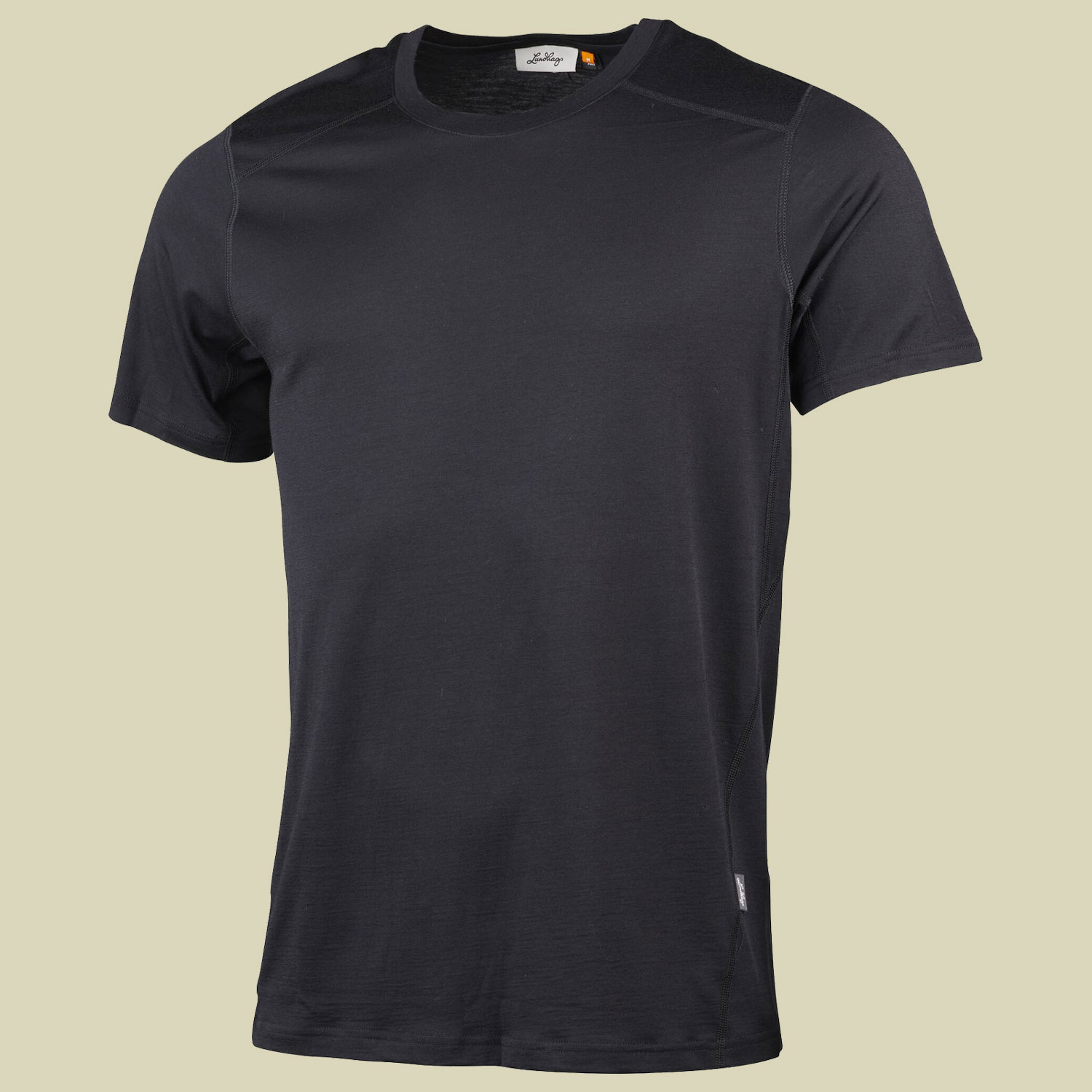 Gimmer Merino LT Tee Men Größe M Farbe black von Lundhags