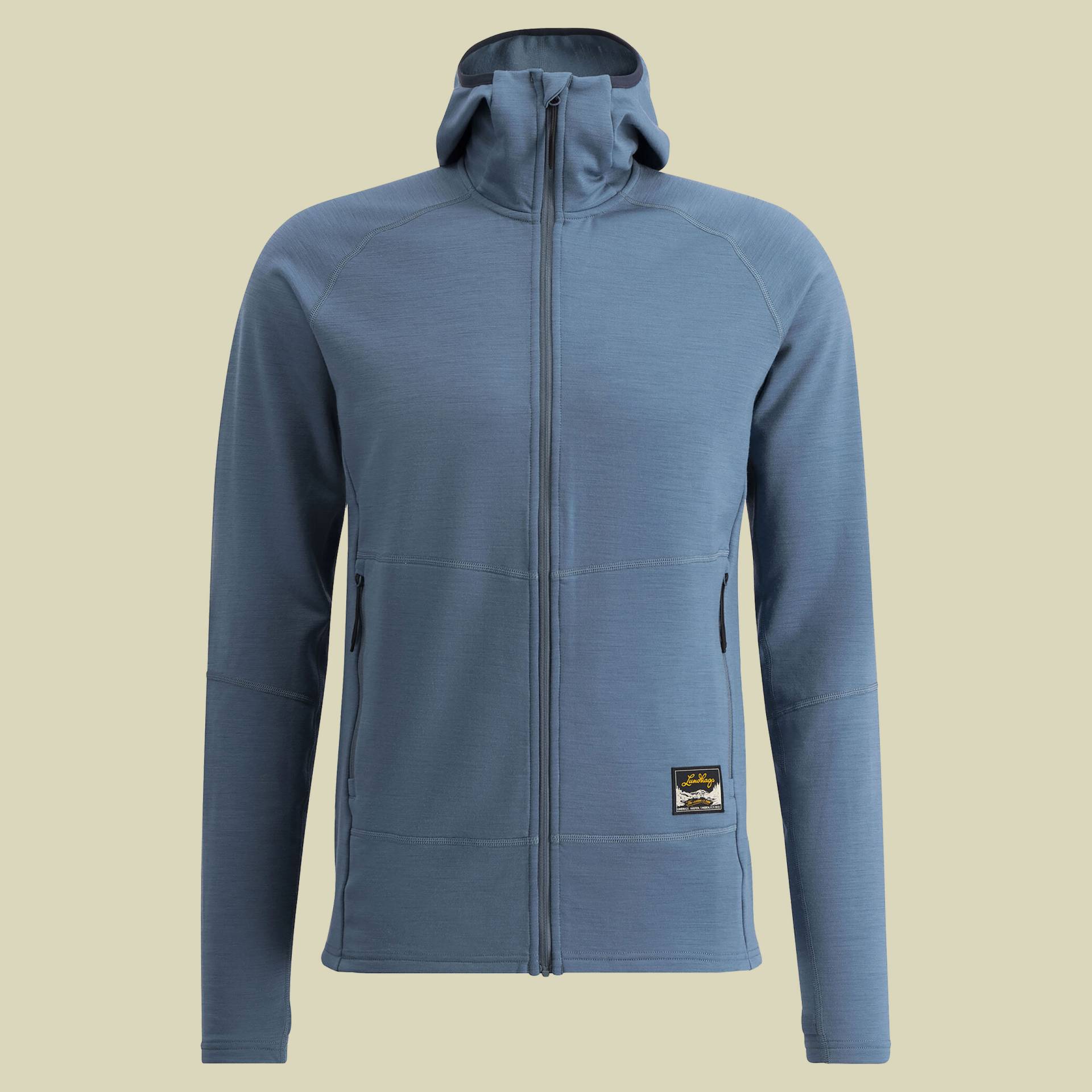 Tived Merino Hoodie Men Größe XXL Farbe denim blue Tived Merino Hoodie Men Größe XXL Farbe denim blue von Lundhags
