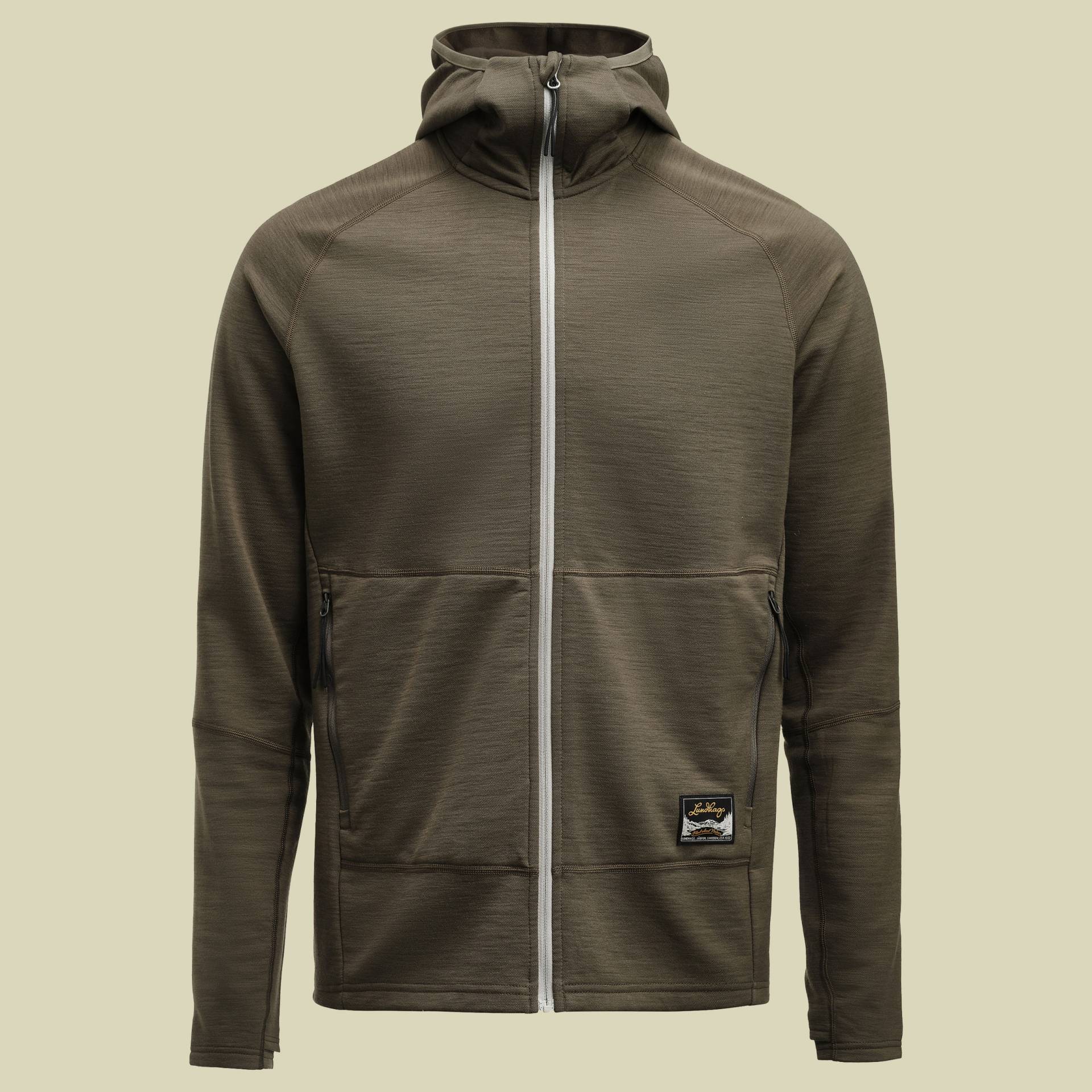 Tived Merino Hoodie Men grün L - forest green Tived Merino Hoodie Men grün L - forest green von Lundhags