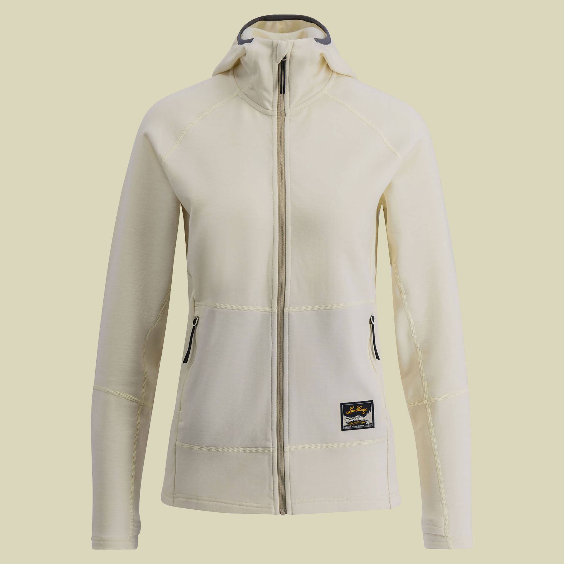 Tived Merino Hoodie Women Größe S Farbe chalk white Tived Merino Hoodie Women Größe S Farbe chalk white von Lundhags