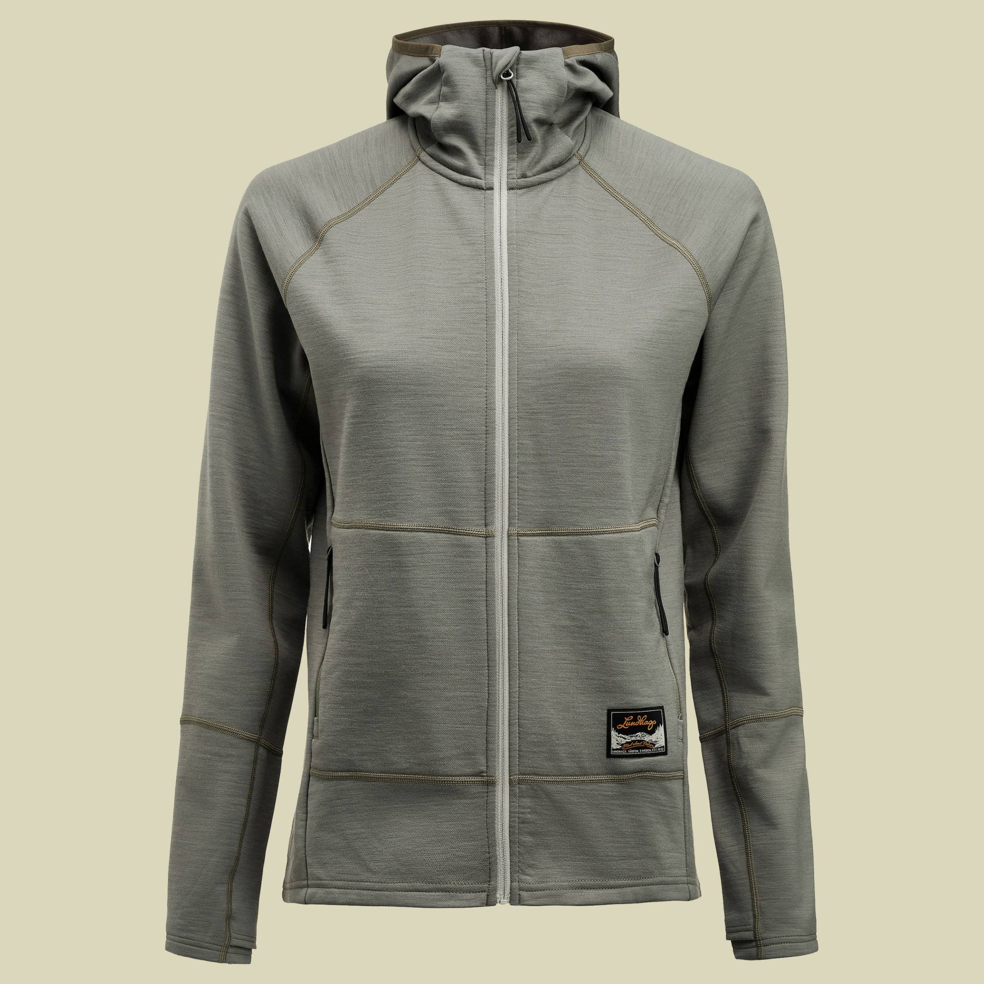 Tived Merino Hoodie Women grün L - aloe green Tived Merino Hoodie Women grün L - aloe green von Lundhags