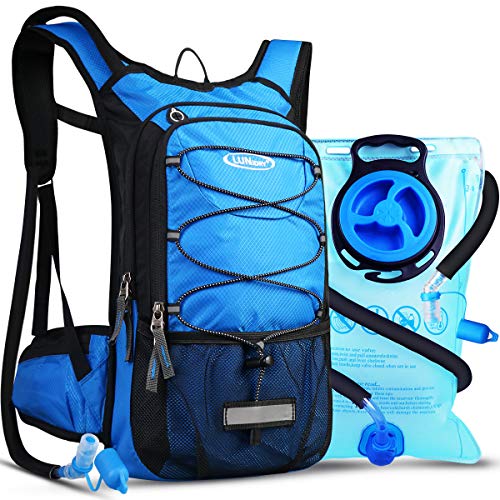 Lunidry Fahrradrucksack mit Trinkblase 3L, Laufrucksack Trinkrucksack 15L für Damen & Herren, Wasserdicht Sportrucksack Hydration Rucksack für MTB Ski Bike Outdoor Sport Lunidry Fahrradrucksack mit Trinkblase 3L, Laufrucksack Trinkrucksack 15L für Damen & Herren, Wasserdicht Sportrucksack Hydration Rucksack für MTB Ski Bike Outdoor Sport von Lunidry