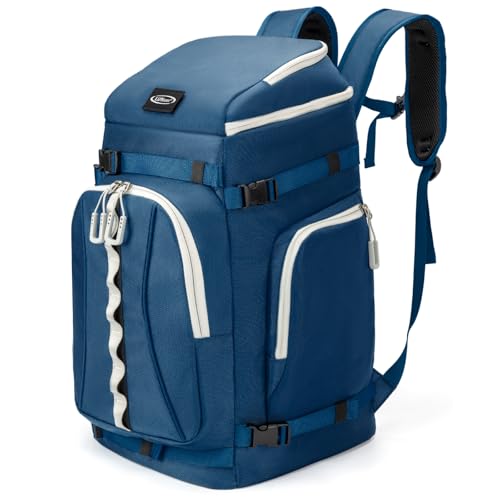 Lunidry Skischuhtasche mit Helmfach, 65L Skirucksack Skischuhrucksack mit Ski Helmtasche, Wasserdicht Skitasche Skisack für Skistiefel, Schlittschuhe, Skibrille, Snowboard, Skihandschuh Lunidry Skischuhtasche mit Helmfach, 65L Skirucksack Skischuhrucksack mit Ski Helmtasche, Wasserdicht Skitasche Skisack für Skistiefel, Schlittschuhe, Skibrille, Snowboard, Skihandschuh von Lunidry