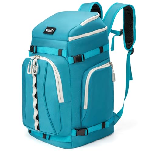 Lunidry Skischuhtasche mit Helmfach, 65L Skirucksack Skischuhrucksack mit Ski Helmtasche, Wasserdicht Skitasche Skisack für Skistiefel, Schlittschuhe, Skibrille, Snowboard, Skihandschuh Lunidry Skischuhtasche mit Helmfach, 65L Skirucksack Skischuhrucksack mit Ski Helmtasche, Wasserdicht Skitasche Skisack für Skistiefel, Schlittschuhe, Skibrille, Snowboard, Skihandschuh von Lunidry