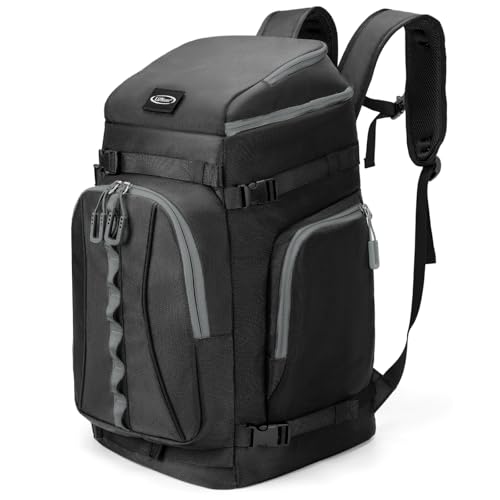 Lunidry Skischuhtasche mit Helmfach, 65L Skirucksack Skischuhrucksack mit Ski Helmtasche, Wasserdicht Skitasche Skisack für Skistiefel, Schlittschuhe, Skibrille, Snowboard, Skihandschuh Lunidry Skischuhtasche mit Helmfach, 65L Skirucksack Skischuhrucksack mit Ski Helmtasche, Wasserdicht Skitasche Skisack für Skistiefel, Schlittschuhe, Skibrille, Snowboard, Skihandschuh von Lunidry