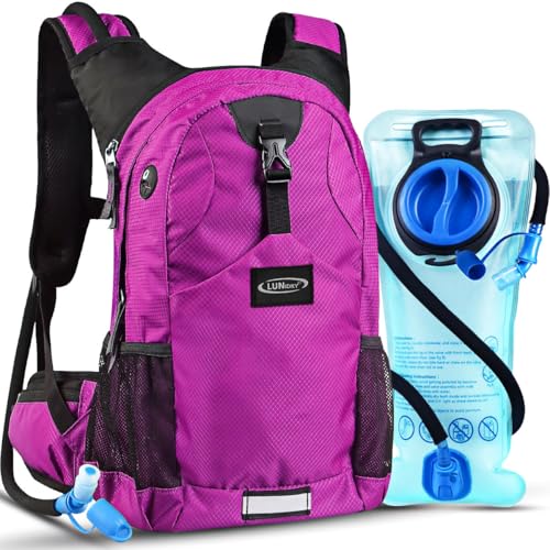 Lunidry Trinkrucksack Fahrradrucksack mit Trinkblase 2L Wasserdicht Sportrucksack, 20L Hydration Rucksack Herren Damen Outdoor Laufrucksack Tagesrucksack Wanderrucksack für Camping Ski MTB Fahrrad Lunidry Trinkrucksack Fahrradrucksack mit Trinkblase 2L Wasserdicht Sportrucksack, 20L Hydration Rucksack Herren Damen Outdoor Laufrucksack Tagesrucksack Wanderrucksack für Camping Ski MTB Fahrrad von Lunidry