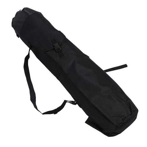 Luocute Angelruten-Tasche, Wasserabweisende Angelruten-Aufbewahrungstasche, Stoßfester Angelausrüstungshalter-Organizer, Tragbarer Zylinderförmiger 600D-Oxford-Stoff, Faltbarer (Black) von Luocute