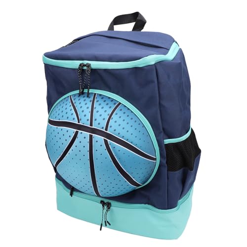 Luocute Großer Basketball- für Männer, Frauen, Basketball-Büchertasche mit Ballfach, Schuhtasche, Jungen- und Mädchen-Fußballtasche, Fitnessstudio-, Passend für (Ball der Größe 4) von Luocute