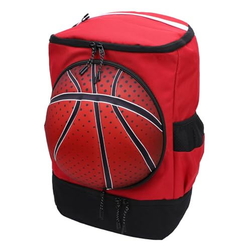 Luocute Großer Basketball- für Männer, Frauen, Basketball-Büchertasche mit Ballfach, Schuhtasche, Jungen- und Mädchen-Fußballtasche, Fitnessstudio-, Passend für (Ball der Größe 4) von Luocute