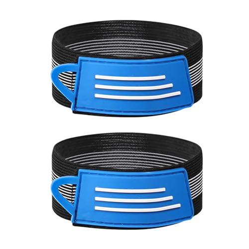 Luojuny 2 Stück Fahrrad-Bein-Sicherheitsbinde-Hosenbänder, extra breit, dehnbar, sicherer Riemen, Joggen, Radfahren, Knöchelbandage, bequemer Gummiband-Gürtel für Radfahrer Blau Luojuny 2 Stück Fahrrad-Bein-Sicherheitsbinde-Hosenbänder, extra breit, dehnbar, sicherer Riemen, Joggen, Radfahren, Knöchelbandage, bequemer Gummiband-Gürtel für Radfahrer Blau von Luojuny