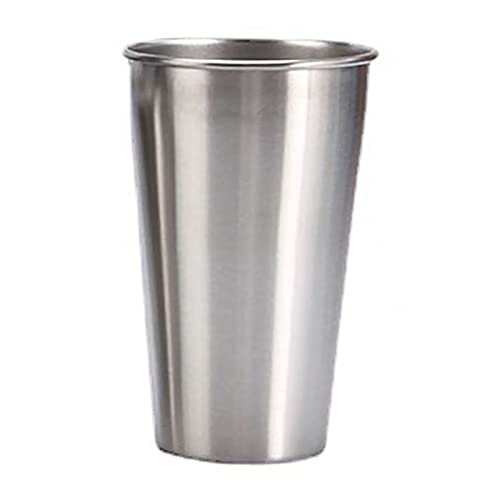 Luojuny Trink Becher mit großer Kapazität, leicht, breiter Mund, Edelstahl-Cup-Büro-Geschenk 500 ml von Luojuny