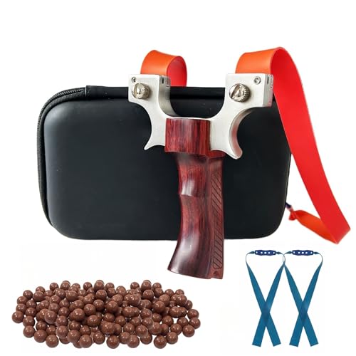 Luoyer® Zwille Steinschleuder Profi für Jagd Slingshot Clip-Anbindungstechnik Schleuder aus Edelstahl Holz Griff Katapult Set mit Gummibänder Tonkugeln für Erwachsene Outdoor Sport Luoyer® Zwille Steinschleuder Profi für Jagd Slingshot Clip-Anbindungstechnik Schleuder aus Edelstahl Holz Griff Katapult Set mit Gummibänder Tonkugeln für Erwachsene Outdoor Sport von Luoyer