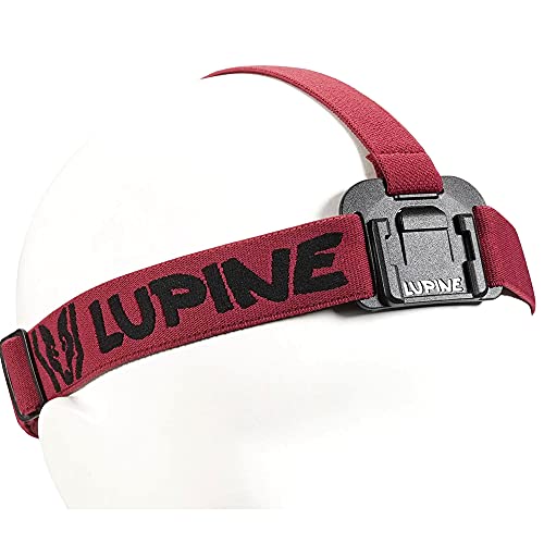 Lupine Neo/Piko/Blika Stirnband mit FrontClick & FastClick dunkelrot-schwarz Lupine Neo/Piko/Blika Stirnband mit FrontClick & FastClick dunkelrot-schwarz von Lupine