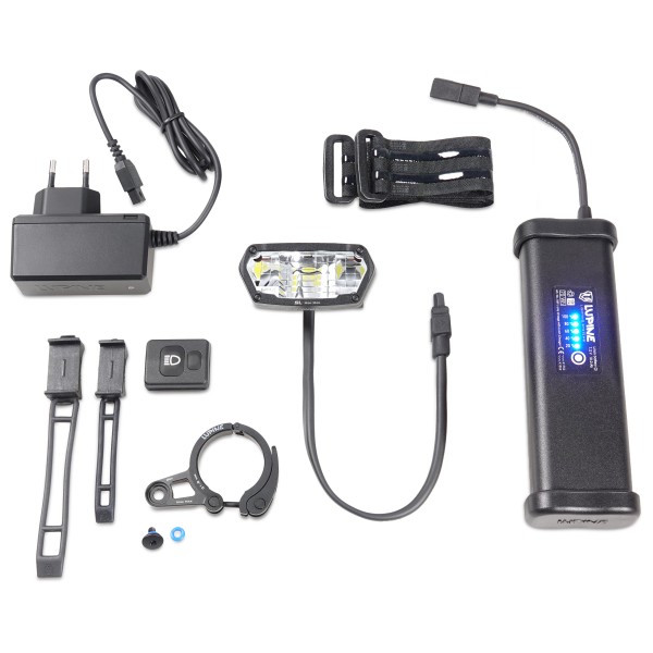 Lupine - SL MiniMax AF 10 - Fahrradlampe Gr 25,4 mm schwarz von Lupine
