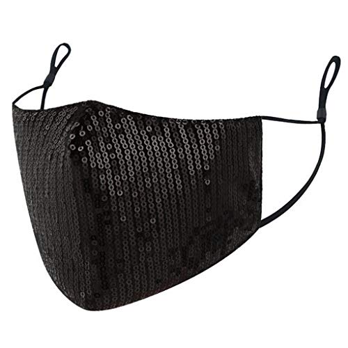 Lulupi Glitzer Mundschutz Multifunktionstuch Glänzend Mund-Nasenschutz Waschbare Baumwolle Maske Atmungsaktiv Stoffmaske Mode Pailletten Bandana Halstuch Schals für Abend Party Wedding Lulupi Glitzer Mundschutz Multifunktionstuch Glänzend Mund-Nasenschutz Waschbare Baumwolle Maske Atmungsaktiv Stoffmaske Mode Pailletten Bandana Halstuch Schals für Abend Party Wedding von Lupsty