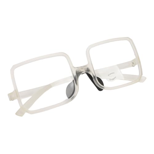 Luqeeg Billard-Brille, TR90-Sportbrille, Billard-Brille, Queue-Sport-Schutzbrille, Myopie-Brille Kompatibel mit Schutzbrillen (Kristallweiß) von Luqeeg