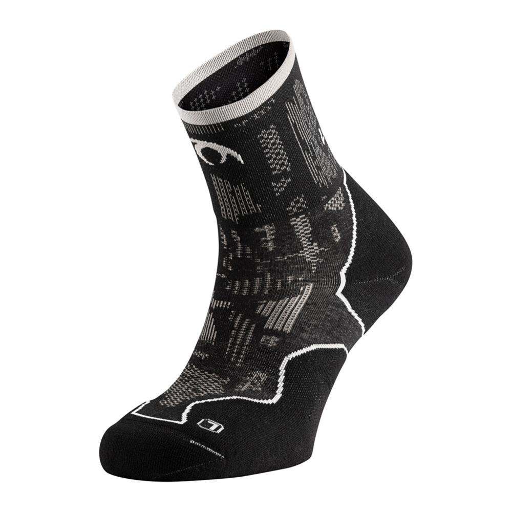 Lurbel Desafio Blur Four Short Socks Schwarz EU 34-36 Mann von Lurbel