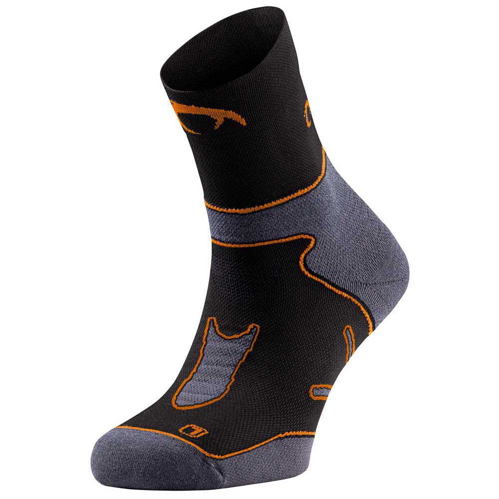 Lurbel Skate Pro Five Half Long Socks Orange,Schwarz,Grau EU 47-50 Mann von Lurbel