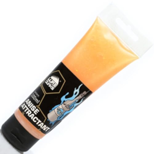 Lurejunks Attractant - 100ml Paste zum Raubfischangeln, Lockstoff, Farbe/Aroma:Orange/Anise von Lurejunks