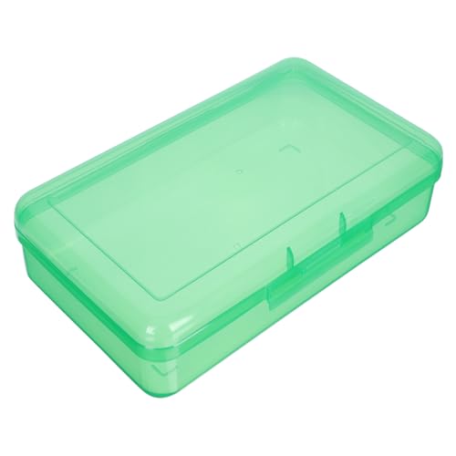 Lurrose 2 STK Federmäppchen aus Kunststoff Studenten-Stift-Organizer Bleistift für Kinder Storage Boxes aufbwahrungs-Box schreibwaren Kugelschreiber-Aufbewahrungshalter Etui Plastik Green von Lurrose