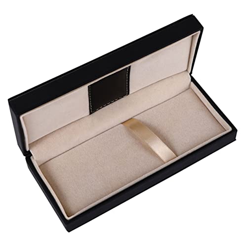 Lurrose 4er-Box Etui Multifunktions-federmäppchen Geschmücktes Zubehör Federmäppchen Für Erwachsene Kleines Federmäppchen Vorliegender Fall Kompakte Stift-geschenkbox Zubehörteil Black Pu von Lurrose