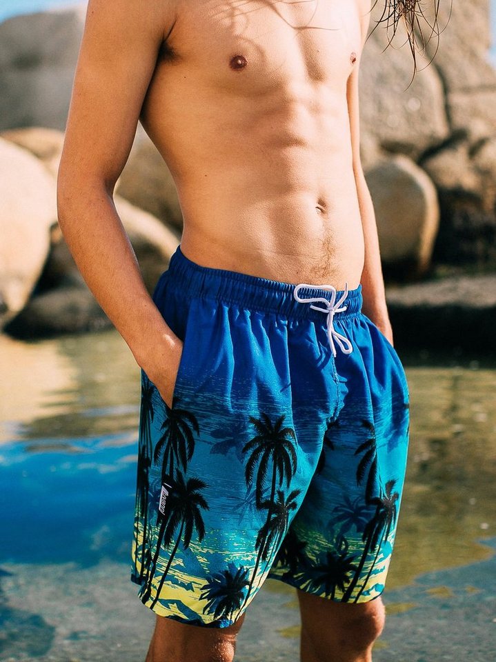 Luvanni Badehose Badehose Herren Schnelltrocknende Badeshorts Boardshorts Badeshorts mit Eingriffstaschen Luvanni Badehose Badehose Herren Schnelltrocknende Badeshorts Boardshorts Badeshorts mit Eingriffstaschen von Luvanni