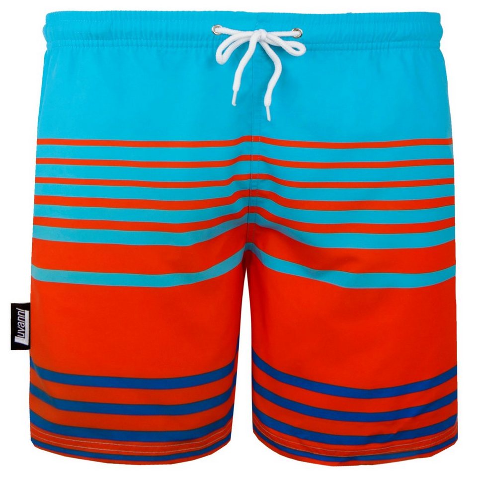 Luvanni Badehose Badehose Herren Schnelltrocknende Beachshorts Badeshorts Regular Fit Kordelzug Boardshorts Schwimmhose Lässiger Bequemer Schnitt Luvanni Badehose Badehose Herren Schnelltrocknende Beachshorts Badeshorts Regular Fit Kordelzug Boardshorts Schwimmhose Lässiger Bequemer Schnitt von Luvanni