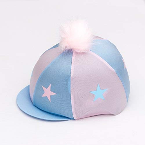 Luvponies Reithelm-Überzug, Hellblau und Pink Luvponies Reithelm-Überzug, Hellblau und Pink von Luvponies