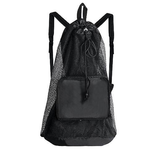 Luwint Extra große Netz-Tauchtasche, übergroßer Rucksack für Tauchausrüstung, faltbare Tasche zum Schnorcheln, Tauchen, Wassersport, Duffle, Turnbeutel für Bälle Luwint Extra große Netz-Tauchtasche, übergroßer Rucksack für Tauchausrüstung, faltbare Tasche zum Schnorcheln, Tauchen, Wassersport, Duffle, Turnbeutel für Bälle von Luwint
