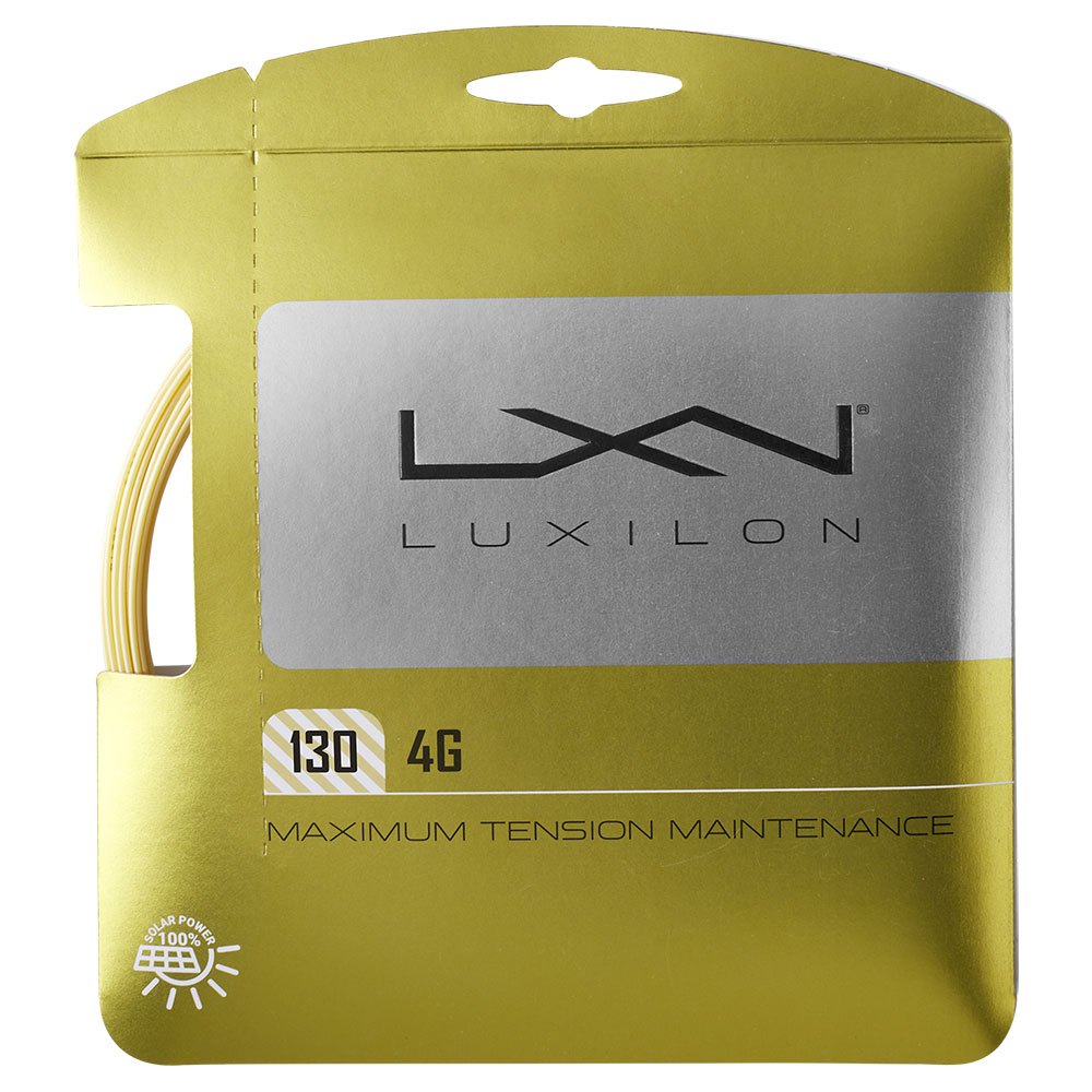Luxilon 4g 130 12.2 M Tennis Single String Golden 1.30 mm von Luxilon