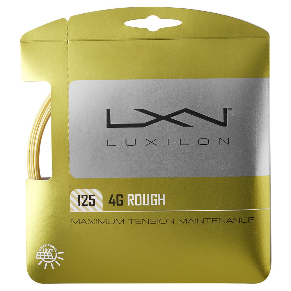 Luxilon 4g Rough 12.2 M Tennis Single String Golden 1.25 mm Luxilon 4g Rough 12.2 M Tennis Single String Golden 1.25 mm von Luxilon