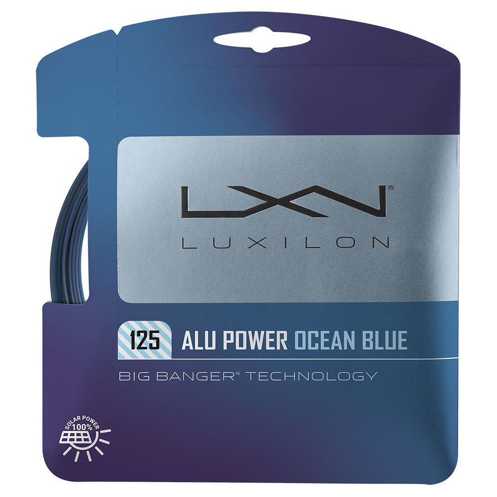Luxilon Alu Power Ocean Blue 12.2 M Tennis Single String Blau 1.25 mm von Luxilon