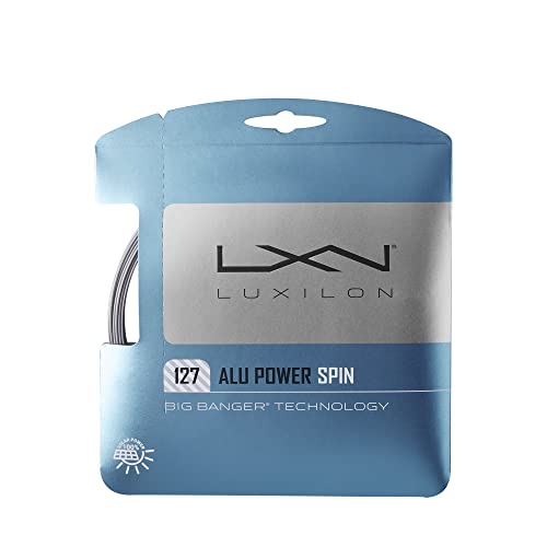 Luxilon Unisex Tennissaite Alu Power 127 Spin, silber, 12,2 Meter, 1,27 mm, WRZ998400 Luxilon Unisex Tennissaite Alu Power 127 Spin, silber, 12,2 Meter, 1,27 mm, WRZ998400 von Luxilon