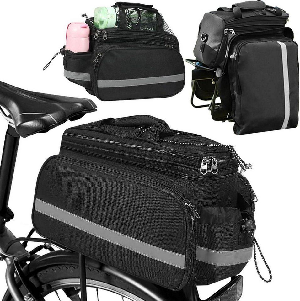 LuxusKollektion Fahrrad-Gepäckträger Fahrrad Gepäckträgertasche 10-20L Wasserdicht mit Reflektierend und LuxusKollektion Fahrrad-Gepäckträger Fahrrad Gepäckträgertasche 10-20L Wasserdicht mit Reflektierend und von LuxusKollektion