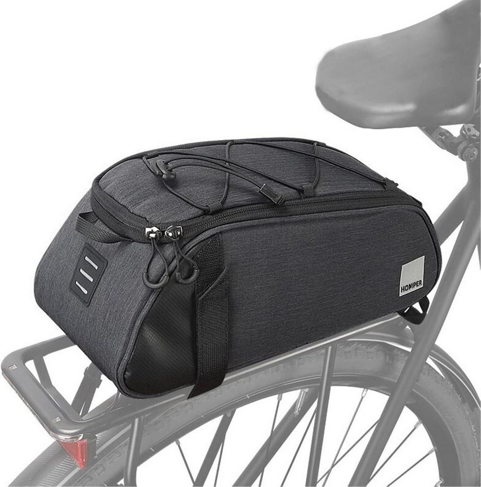 LuxusKollektion Fahrrad-Gepäckträger Fahrradtasche Satteltasche Gepäckträger Rucksack 7L von LuxusKollektion