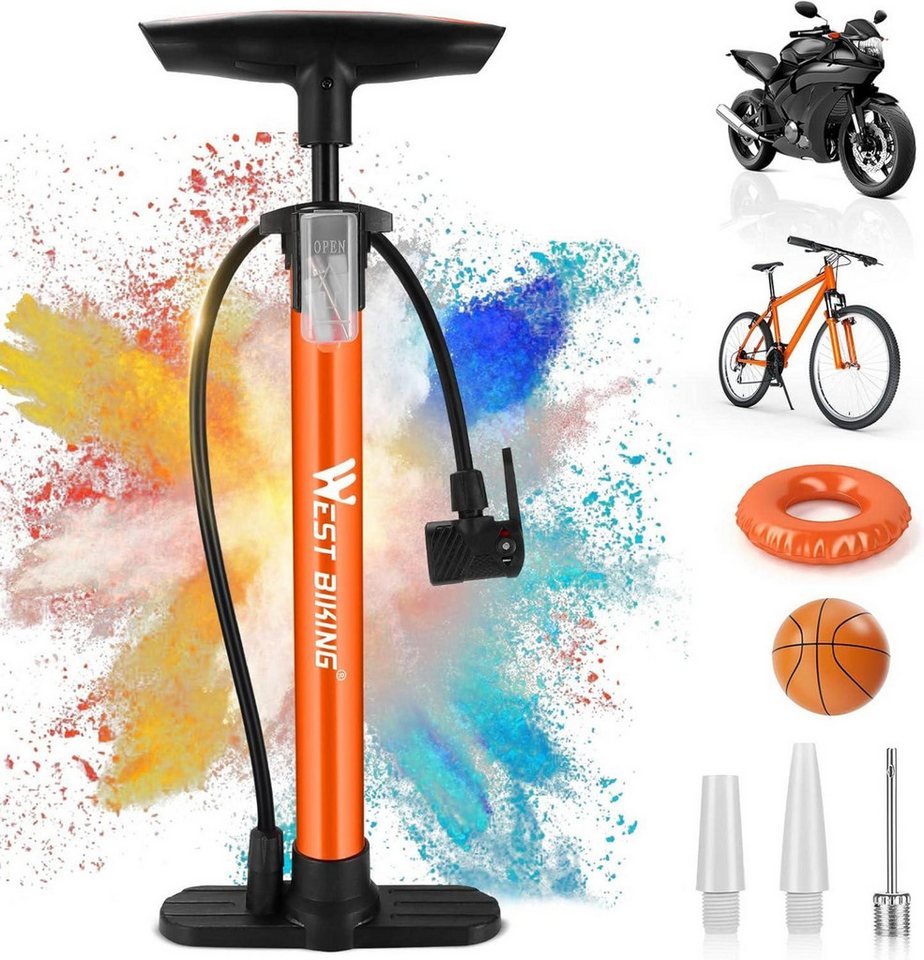 LuxusKollektion Fahrradständer Fahrradpumpe Luftpumpe Standpumpe 160 Psi für alle Ventile mit LuxusKollektion Fahrradständer Fahrradpumpe Luftpumpe Standpumpe 160 Psi für alle Ventile mit von LuxusKollektion