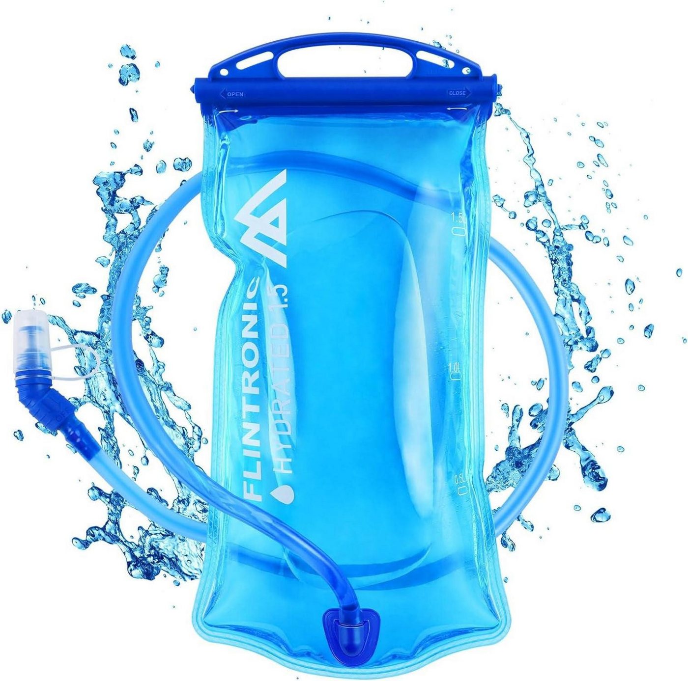 LuxusKollektion Fahrradständer Trinkblase 1,5L Trinkrucksack Wasserblase BPA-frei mit Wasserreservoir von LuxusKollektion