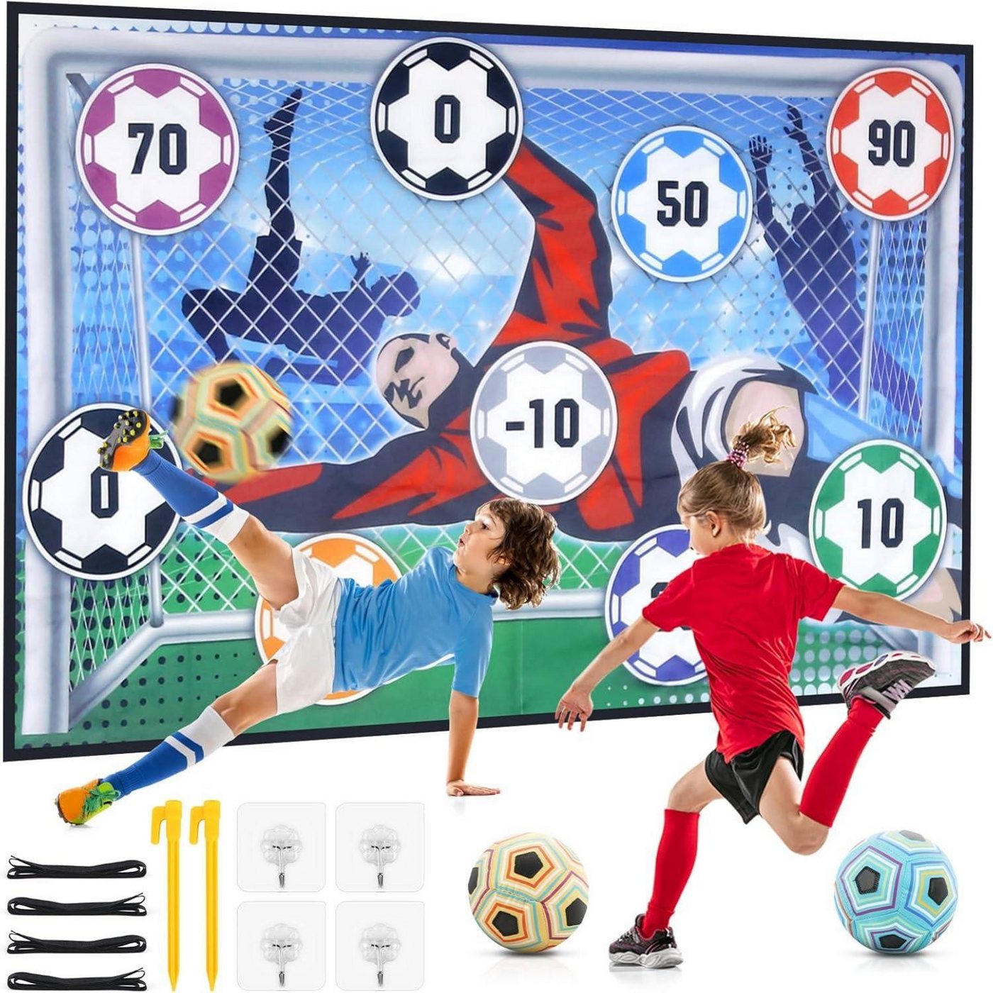 LuxusKollektion Fußballtor Fußball Spielzeugset Kinder Indoor Outdoor Fußballtore Klettfußball LuxusKollektion Fußballtor Fußball Spielzeugset Kinder Indoor Outdoor Fußballtore Klettfußball von LuxusKollektion