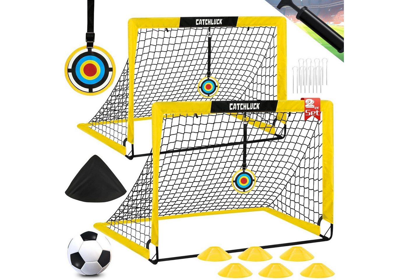 LuxusKollektion Fußballtor Fussballtor Set für Kinder mit LuxusKollektion Fußballtor Fussballtor Set für Kinder mit von LuxusKollektion