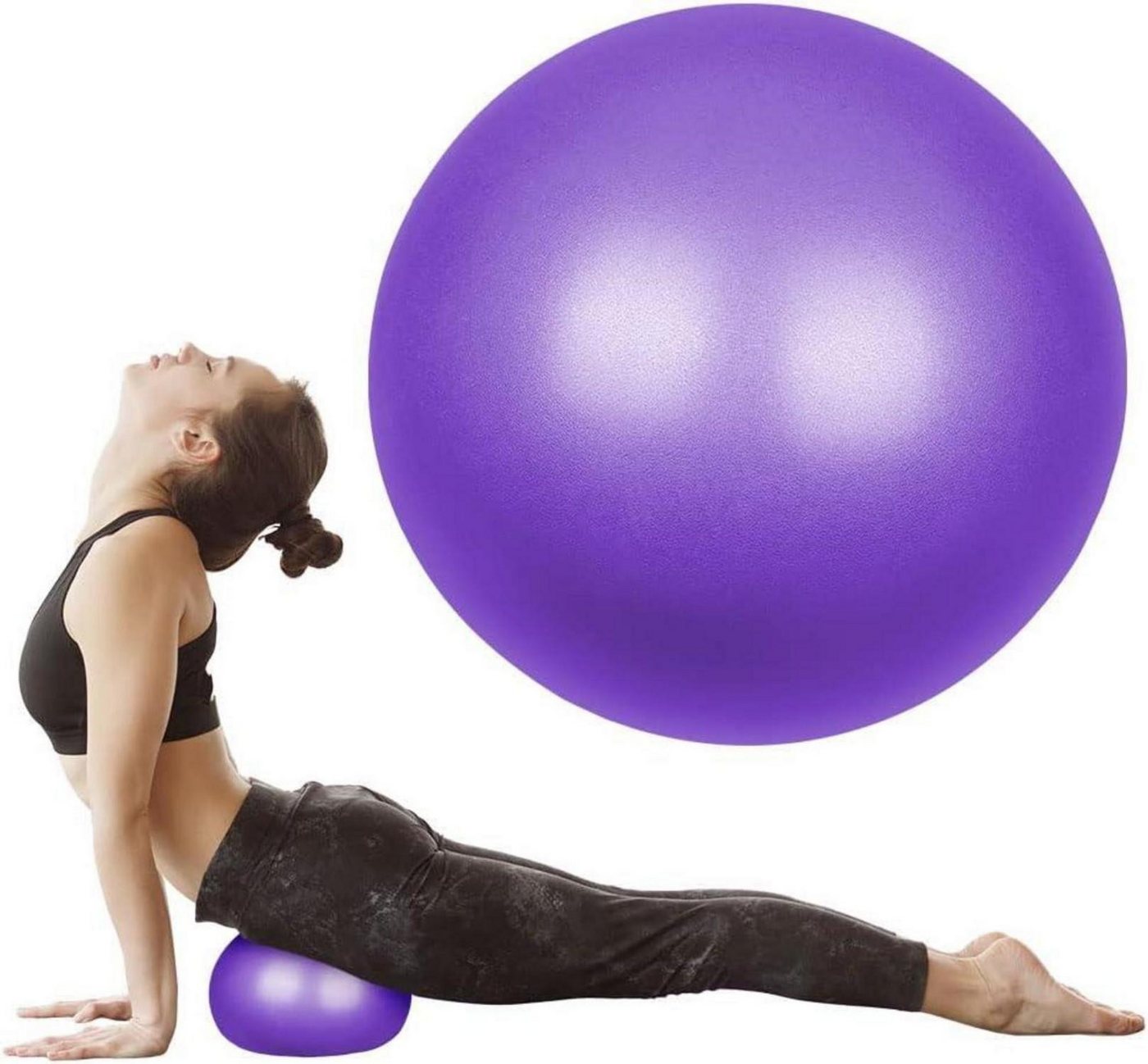 LuxusKollektion Gymnastikball Gymnastikball Pilates-Ball 25cm Soft Yoga Ball mit aufblasbarem LuxusKollektion Gymnastikball Gymnastikball Pilates-Ball 25cm Soft Yoga Ball mit aufblasbarem von LuxusKollektion