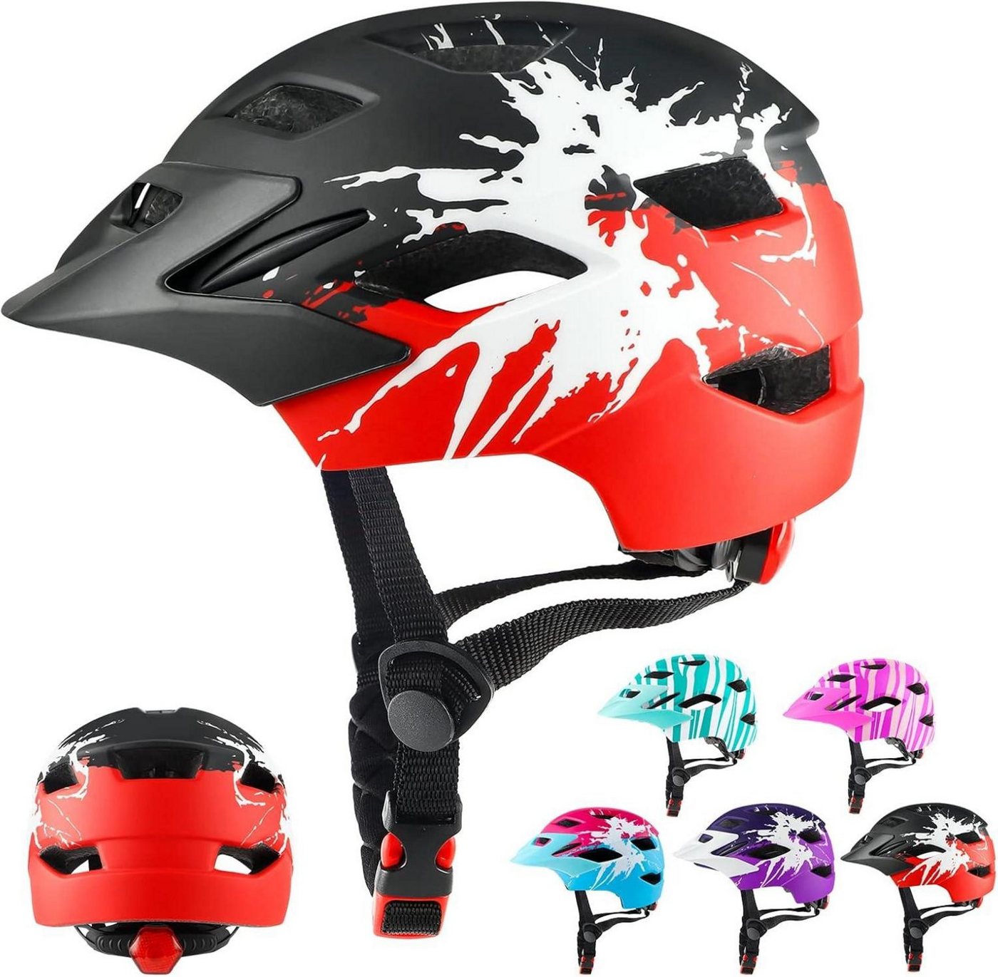 LuxusKollektion Kinderfahrradhelm Fahrradhelm Kinder mit Licht, Leichter LuxusKollektion Kinderfahrradhelm Fahrradhelm Kinder mit Licht, Leichter von LuxusKollektion