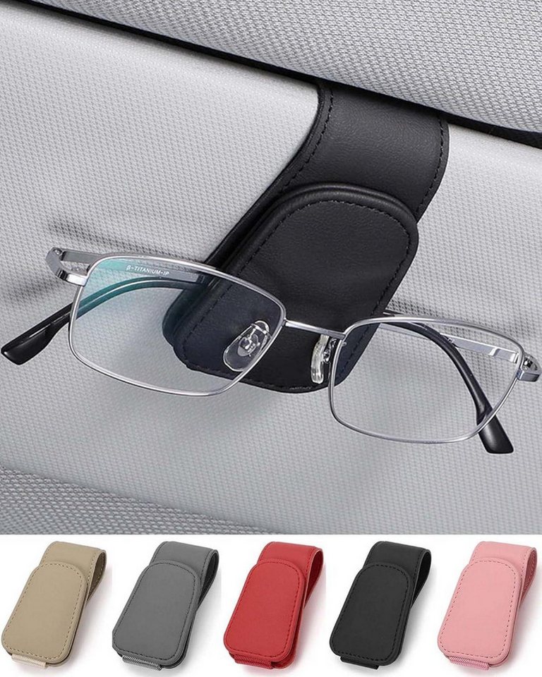 LuxusKollektion Kotflügelschoner Brillenhalter Auto Sonnenblende Leder Sonnenbrillen Halterung Visier LuxusKollektion Kotflügelschoner Brillenhalter Auto Sonnenblende Leder Sonnenbrillen Halterung Visier von LuxusKollektion