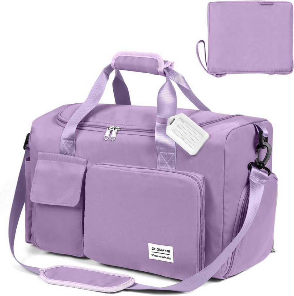 LuxusKollektion Reisetasche Faltbare Reisetasche 36L Große Weekender Wasserdicht Lila LuxusKollektion Reisetasche Faltbare Reisetasche 36L Große Weekender Wasserdicht Lila von LuxusKollektion