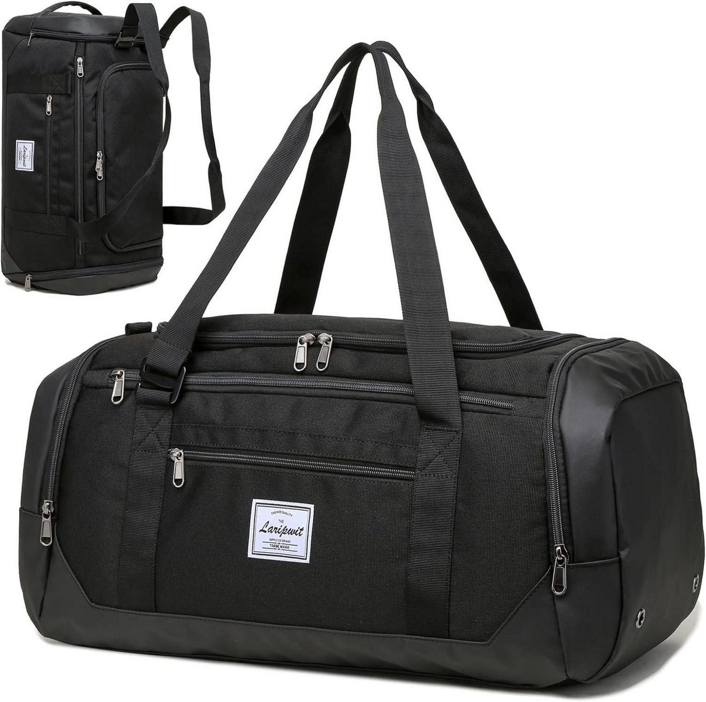 LuxusKollektion Reisetasche Reisetasche Herren 40L Sporttasche Schuhfach Nassfach Weekender LuxusKollektion Reisetasche Reisetasche Herren 40L Sporttasche Schuhfach Nassfach Weekender von LuxusKollektion
