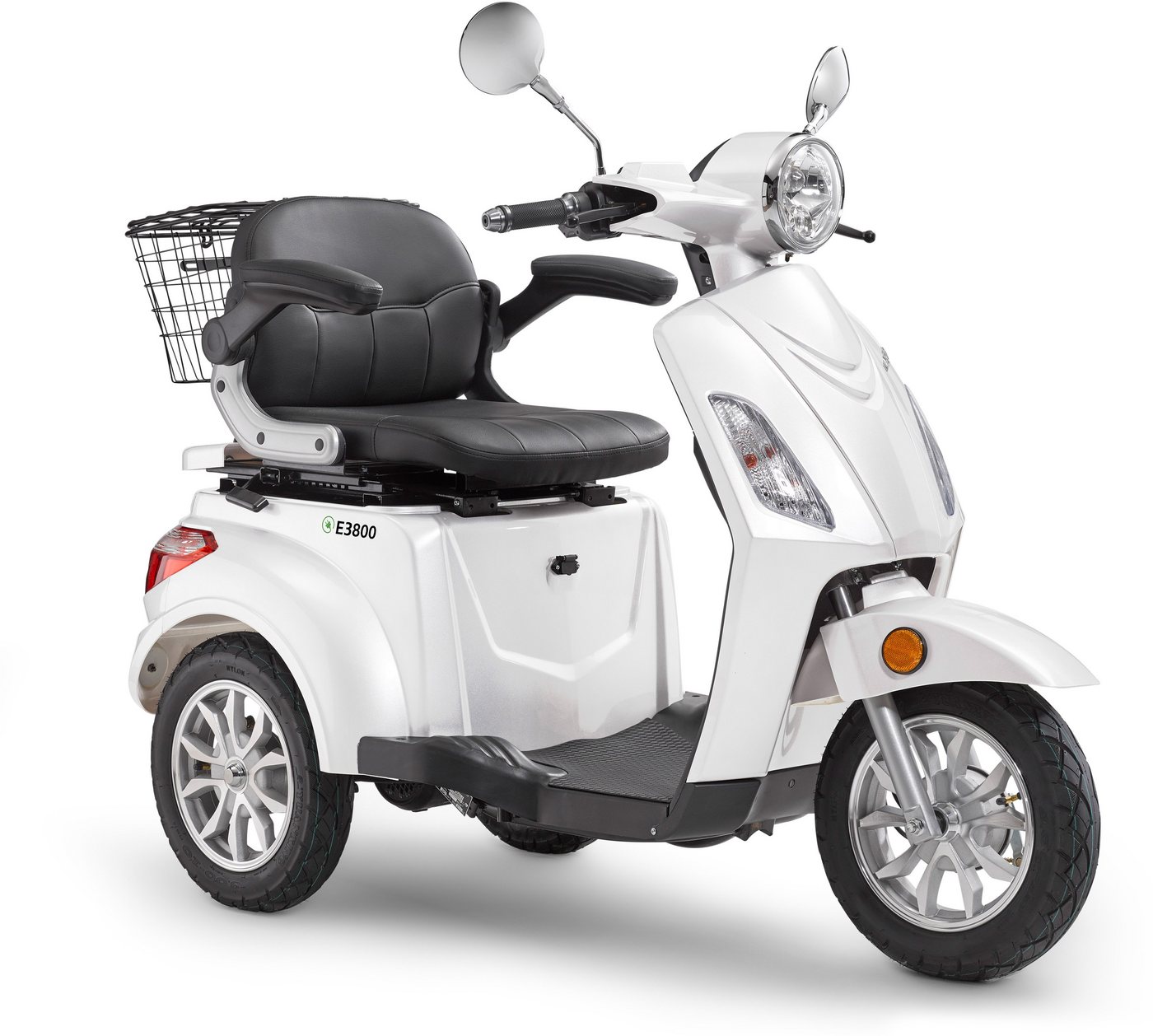 Luxxon Elektromobil E3800, 800 W, 20 km/h, (Elektroroller, Korb), bis zu 65 km Reichweite, Elektro Dreirad, Seniorenmobil Luxxon Elektromobil E3800, 800 W, 20 km/h, (Elektroroller, Korb), bis zu 65 km Reichweite, Elektro Dreirad, Seniorenmobil von Luxxon