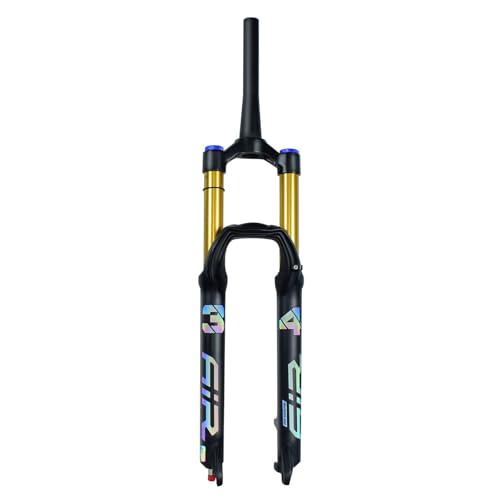 LvTu Mountainbike Federgabel 27.5/29 Zoll 160mm Federweg 34mm Innenrohr MTB Air Frontgabeln Für XC Offroad, Downhill Cycling (Color : Tapered Manual Lockout, Size : 27.5 inch) von LvTu