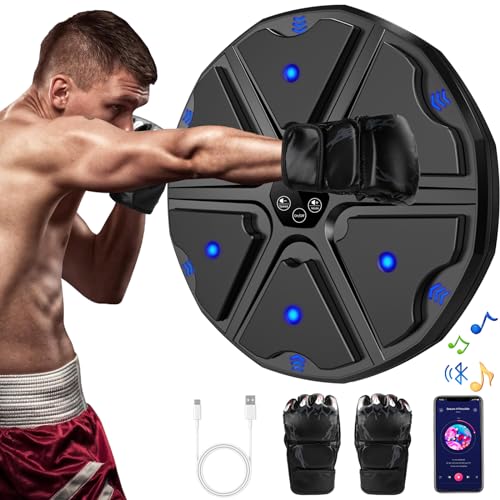 Lvelfe Music Boxing Machine, LED Elektronische Musik Boxing Machine mit Boxhandschuhen, 9 Geschwindigkeitsmodi und Zählmodus Unterstützt Bluetooth, Geschenk Für Erwachsene und Kinder Exercise Lvelfe Music Boxing Machine, LED Elektronische Musik Boxing Machine mit Boxhandschuhen, 9 Geschwindigkeitsmodi und Zählmodus Unterstützt Bluetooth, Geschenk Für Erwachsene und Kinder Exercise von Lvelfe
